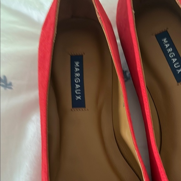 Margaux Women's Red Flats - Picture 2 of 5